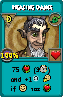 Wizard101 Life spell card: Healing Dance, Spell ID 8949