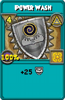 Wizard101 Myth spell card: Power Wash, Spell ID 8950