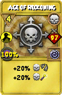 Wizard101 Death spell card: Age of Reckoning, Spell ID 8340