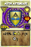 Wizard101 Star spell card: Myth Attenuate, Spell ID 8895