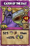 Wizard101 Storm spell card: Catch of the Day, Spell ID 8051