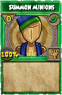 Wizard101 Life spell card: Summon Minions, Spell ID 8330