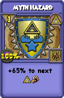 Wizard101 Myth spell card: Myth Hazard, Spell ID 8312