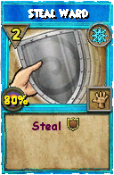 Wizard101 Ice spell card: Steal Ward, Spell ID 9006