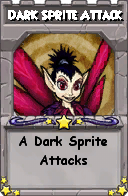 Wizard101 School 16 spell card: Dark Sprite Attack, Spell ID 9029