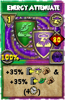 Wizard101 Storm spell card: Energy Attenuate, Spell ID 9032