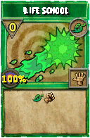 Wizard101 Life spell card: Life School, Spell ID 9057