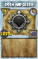 Wizard101 Moon spell card: Doom and Gloom, Spell ID 9071
