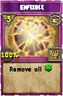 Wizard101 Storm spell card: Enfeeble, Spell ID 9172