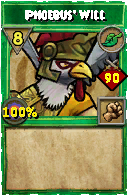 Wizard101 Life spell card: Phoebus' Will, Spell ID 9201