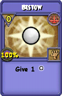 Wizard101 Balance spell card: Bestow, Spell ID 9207