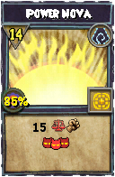 Wizard101 Shadow spell card: Power Nova, Spell ID 9213