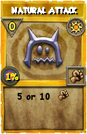 Wizard101 Sun spell card: Natural Attack, Spell ID 9249