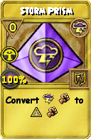 Wizard101 Storm spell card: Storm Prism, Spell ID 9251