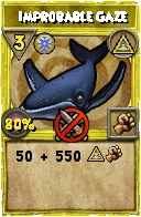 Wizard101 Myth spell card: Improbable Gaze, Spell ID 9313