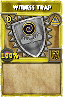 Wizard101 Myth spell card: Witness Trap, Spell ID 9339