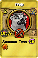 Wizard101 Myth spell card: Ivan, Spell ID 9352