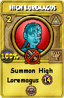 Wizard101 Myth spell card: High Loremagus, Spell ID 9360