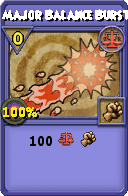 Wizard101 Balance spell card: Major Balance Burst, Spell ID 9366