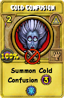 Wizard101 Myth spell card: Cold Confusion, Spell ID 9376