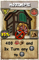 Wizard101 Balance spell card: Mockenspiel, Spell ID 9382