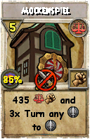 Wizard101 Balance spell card: Mockenspiel, Spell ID 9389