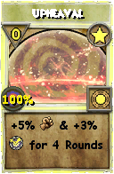 Wizard101 Star spell card: Upheaval, Spell ID 9487