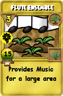 Wizard101 Gardening spell card: Flute Ensemble, Spell ID 9509