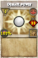 Wizard101 Balance spell card: Donate Power, Spell ID 9544
