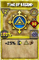 Wizard101 Myth spell card: Time of Legend, Spell ID 9607