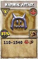 Wizard101 Balance spell card: Natural Attack, Spell ID 9653