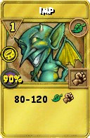 Wizard101 Life spell card: Imp, Spell ID 9749