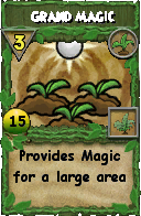 Wizard101 Gardening spell card: Grand Magic, Spell ID 9778