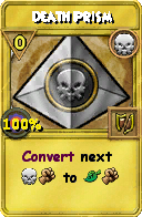 Wizard101 Death spell card: Death Prism, Spell ID 9794