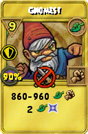 Wizard101 Life spell card: Gnomes!, Spell ID 9841