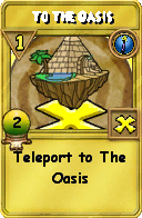 Wizard101 Cantrips spell card: To The Oasis, Spell ID 9912