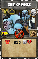 Wizard101 Death spell card: Ship of Fools, Spell ID 9929