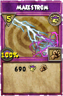 Wizard101 Storm spell card: Maelstrom, Spell ID 9945