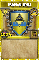 Wizard101 Myth spell card: Hunhau Spell, Spell ID 9947