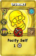 Wizard101 Ice spell card: Distract, Spell ID 9968