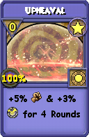 Wizard101 Star spell card: Upheaval, Spell ID 9496