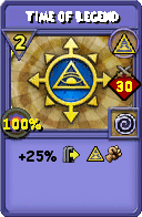Wizard101 Myth spell card: Time of Legend, Spell ID 9612