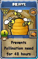 Wizard101 Fishing spell card: Bee Hive, Spell ID 9113