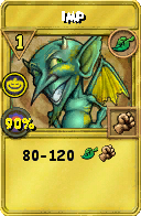Wizard101 Life spell card: Imp, Spell ID 9757