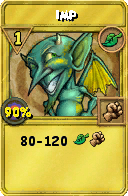 Wizard101 Life spell card: Imp, Spell ID 9747