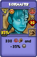 Wizard101 Balance spell card: Loremaster, Spell ID 9267