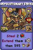 Wizard101 Storm spell card: Revolutionary Strike, Spell ID 9588
