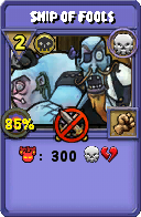 Wizard101 Death spell card: Ship of Fools, Spell ID 9264