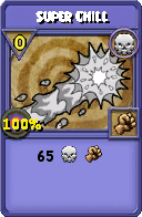 Wizard101 Death spell card: Super Chill, Spell ID 10081