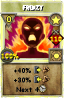 Wizard101 Star spell card: Frenzy, Spell ID 10088